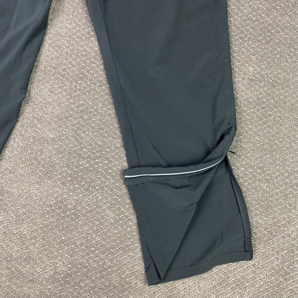 Nike Running Pants Men's 2XL Gray Woven Stretch Ankle Zip Gym Track 640111 060 - Picture 3 of 16